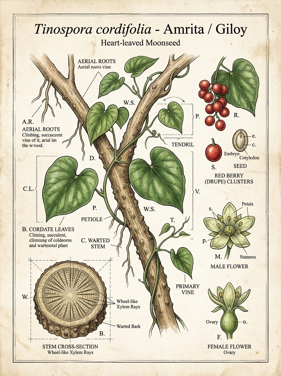 Giloy / Guduchi (Amrita / Nectar of Immortality)