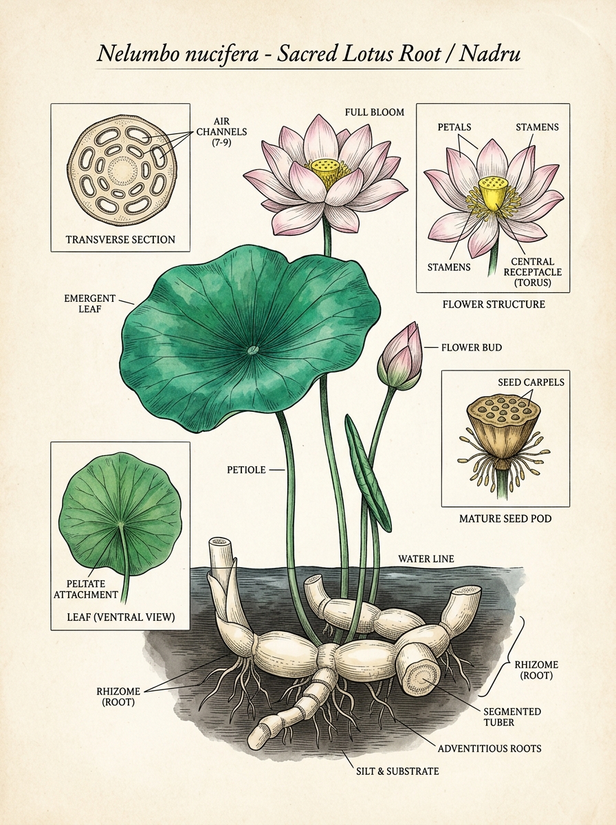 Sacred Lotus Root (Kamal Kakdi)