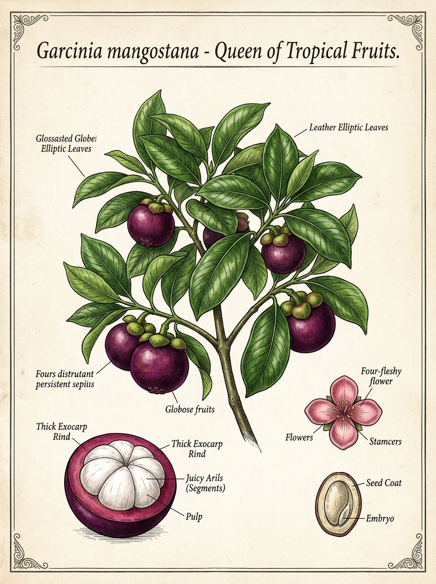 Mangosteen (Queen of Tropical Fruits)