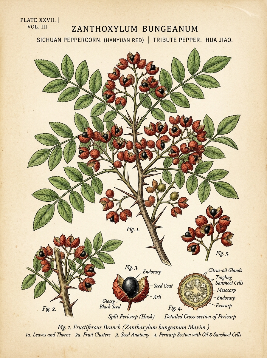 Hanyuan Red Sichuan Pepper (Tribute Peppercorn)