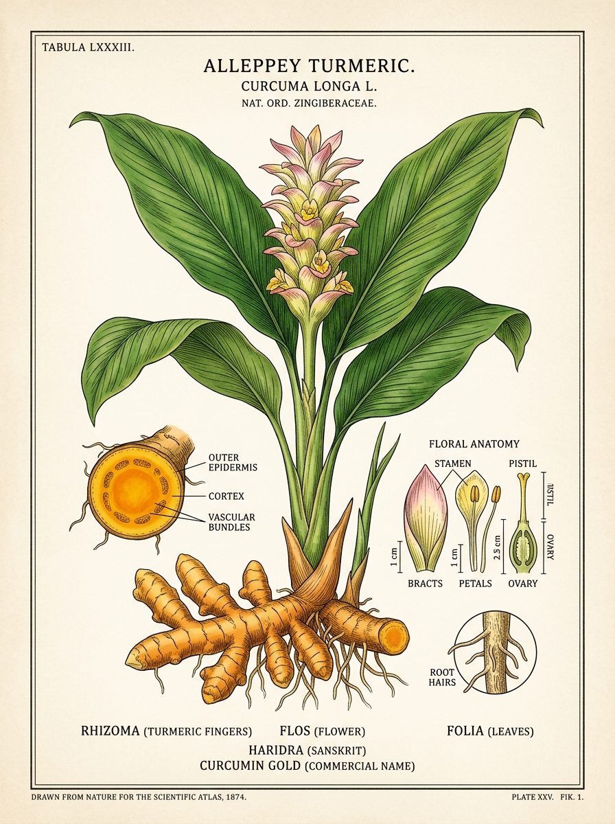 Alleppey Turmeric (Curcumin Gold)